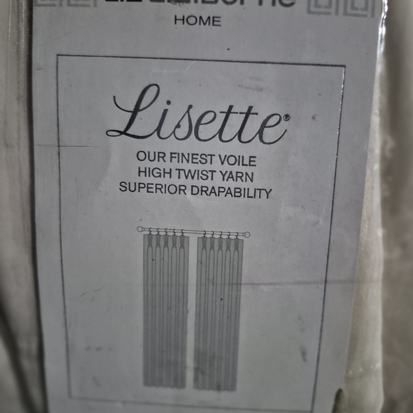 Liz Claiborne Lisette Pinch-Pleat Panel Pair - White - Picture 1 of 2